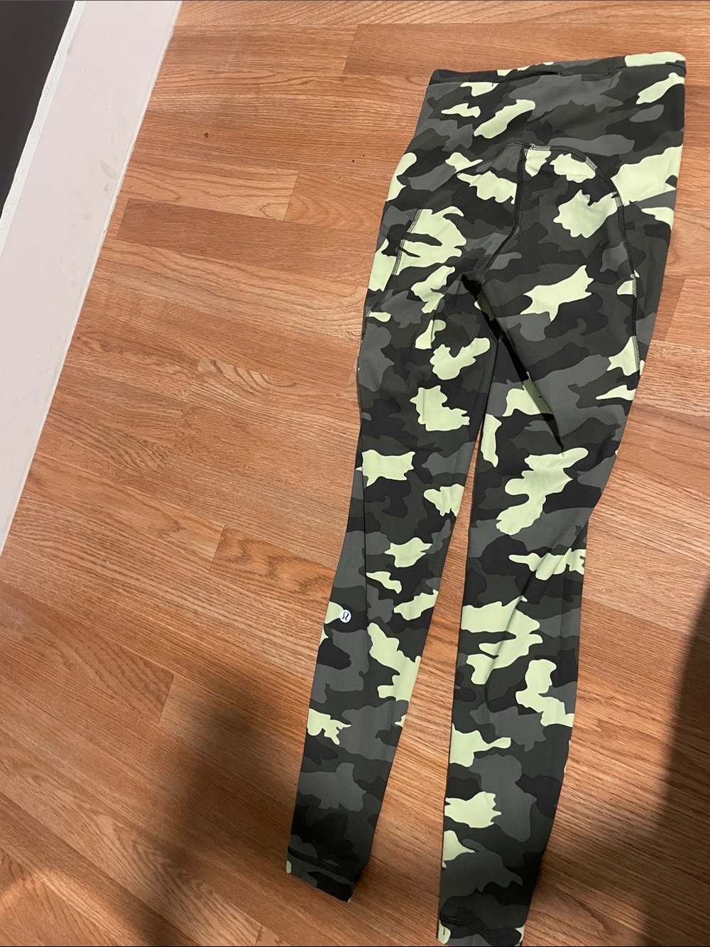 lululemon athletica  Camo Leggings in Green and Black